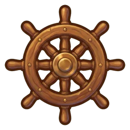 Ship's wheel booster icon