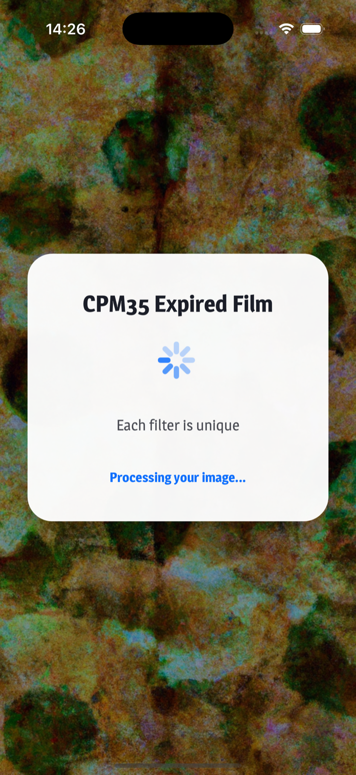Filter rendering