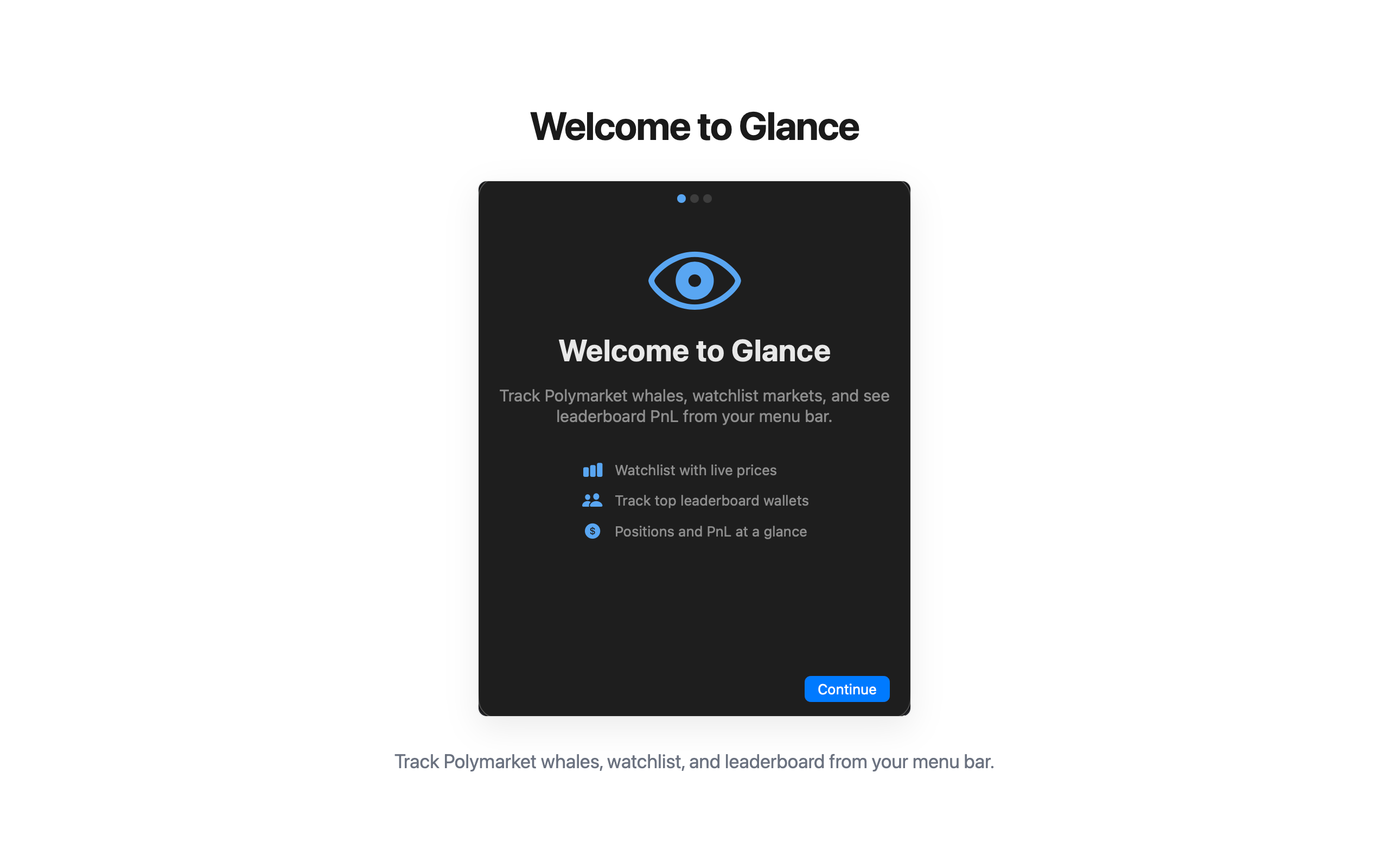Welcome to Glance