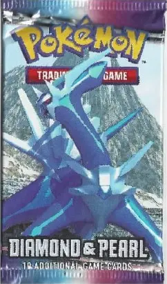 Diamond and Pearl booster pack wrapper