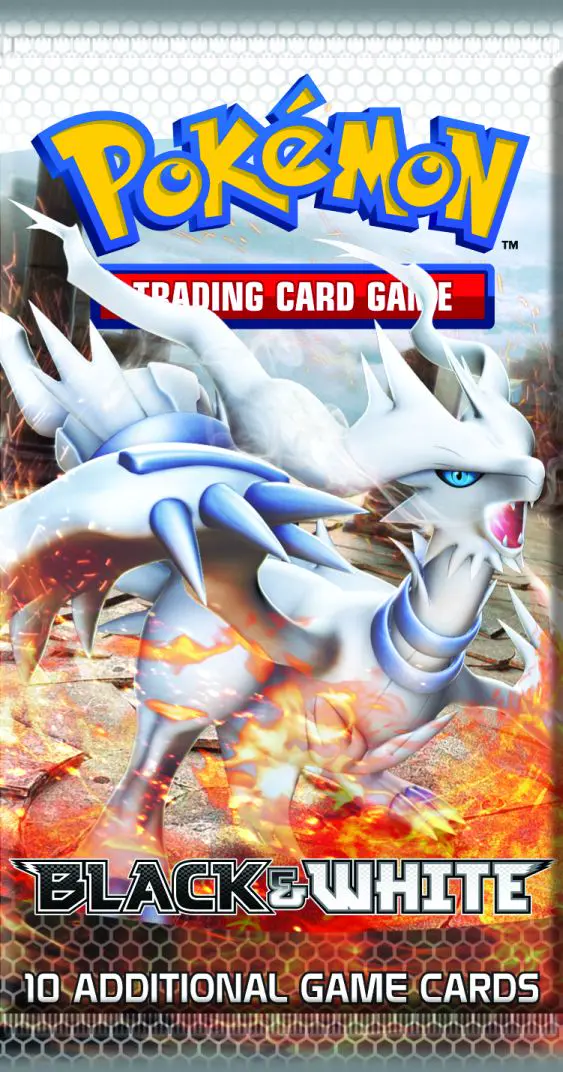 Black and White booster pack wrapper
